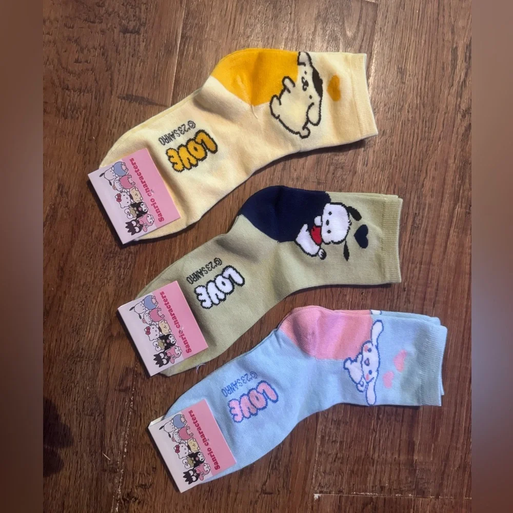 Sanrio - Hello Kitty 50th anniversary Socks NEW 3 pairs